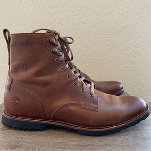 Timberland Kendrick Side-Zip Brown Boots size 10.5